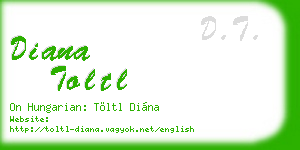 diana toltl business card